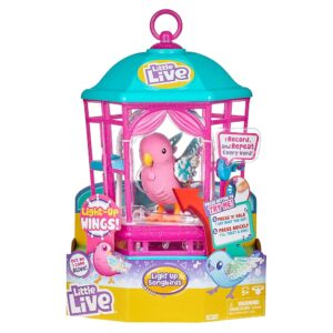 Little Live Pets Bird with Cage - Rainbow Glow - Styles May Vary