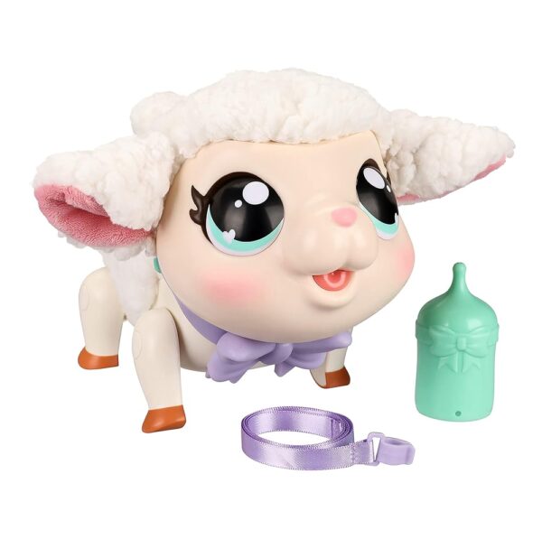 Little Live Pets - My Pet Lamb Soft and Wooly Interactive Toy Lamb That Walks, Dances 25+ Sounds & Reactions for Kids, Ages 5+