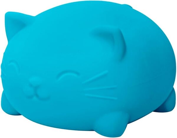 Schylling NeeDoh Super Cool Cat - Sensory Fidget Toy - Assorted Colors - Ages 3 to Adult (Pack of 1)