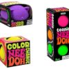 Nee-Doh Stress Balls, The Complete Bundle! One of Each- Teenie, Color Change and Cool Cats in Vibrant Colors. Bonus E-Book Included.