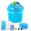 Glimmer Slime Scented Slime Crunchy Slime Scented Slime, Blueberry Sugar Blitz Slime kit Pre-Made Slime for Kids,Super Soft and Non-Sticky, Birthday Gifts Party Favors(12oz)