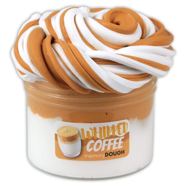 Whipped Coffee Butter Slime (8oz) - memoryDOUGH Slime - Handmade in USA - Dope Slimes