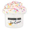 Birthday Cake Ice Cream - Butter Textured Slime - Handmade in USA - Dope Slimes - Scented - White