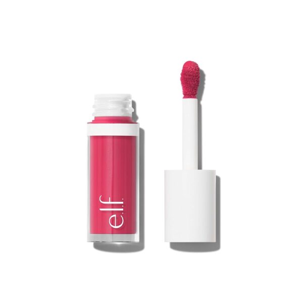 e.l.f. Camo Liquid Blush, Long-lasting Liquid Blush For High-pigment Color, Creates A Soft, Dewy Finish, Vegan & Cruelty-free, Comin' In Hot Pink